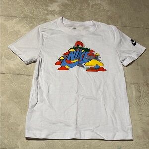 Nike White Graphic Men's T-Shirt